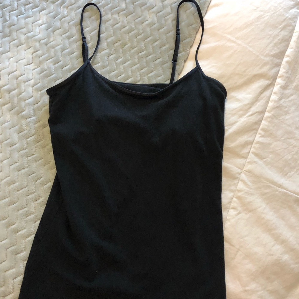 Simple black tank.